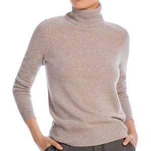 Beige Aqua Cashmere Sweater